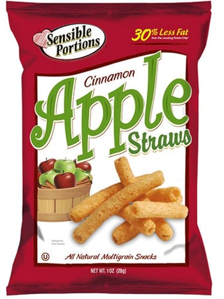 SENSIBLE PORTIONS APPLE STRAWS, 1 OUNCE (PACK OF...