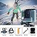 Navitech 18 in 1 Action Camera Accessories Combo Kit with EVA Case Compatible with Review XP C200 Action Camera