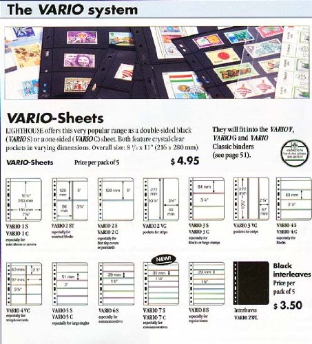 Lighthouse Vario-G Classic Binder with Slipcase, Black