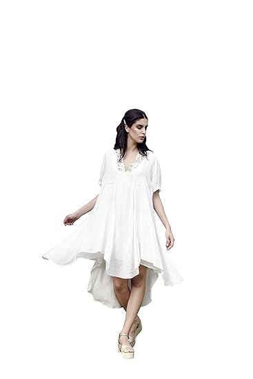 amazon white linen dress