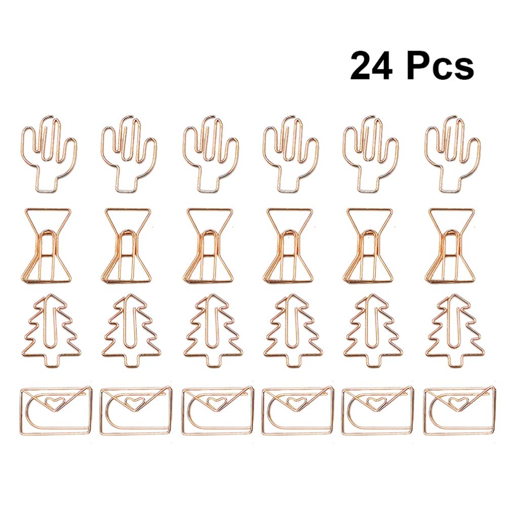 Amazon Com Nuobesty 24 Pcs Paper Clip Creative Envelope