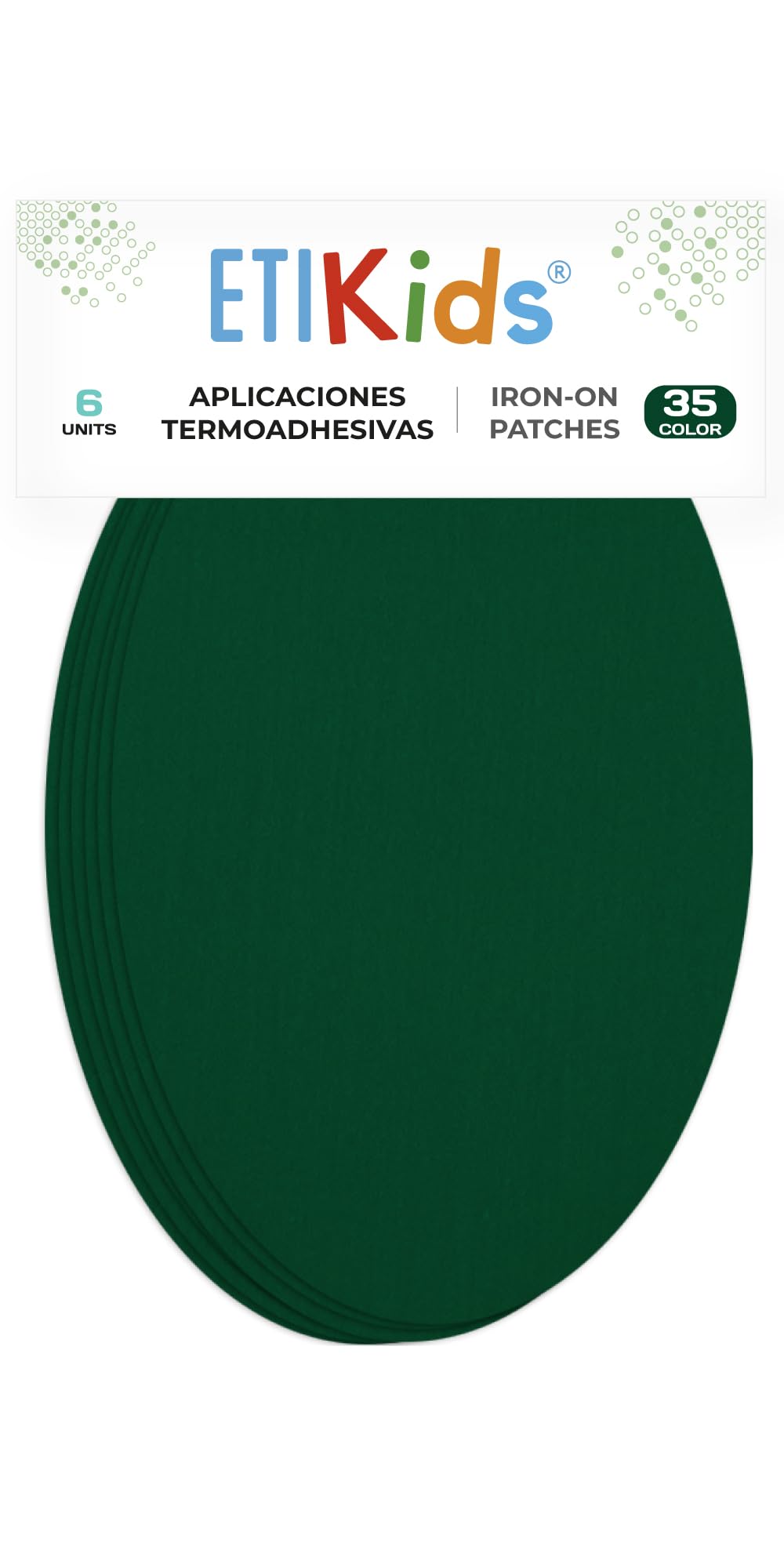 6 Jade Green Iron-On Fabric Repair Patches – Knee & Elbow Patches for Clothes, Trousers, Jackets, Sweaters & Shirts, 16 x 10 cm