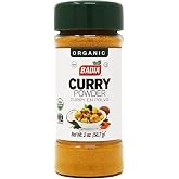 Badia Organic Curry Powder, 2 oz &ndash; Aromatic &amp; Flavorful Blend of Spices for Cooking, Seasoning &amp; Marinades
