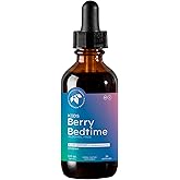 Mountain Meadow Herbs Berry Bedtime – Kids Sleep Support Drops with Melatonin, Chamomile, Lemon Balm & Passionflower - Natural Sleep Aid for Children – 2 oz