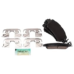 TRQ Front Brake Pads Ceramic Compatible with