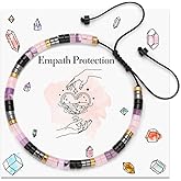 GolbalJew Healing Crystal Stone Bracelets for Women Adjustable Rope Spiritual Protection Bracelet Crystals and Stones Beads Meditation Jewelry Gifts