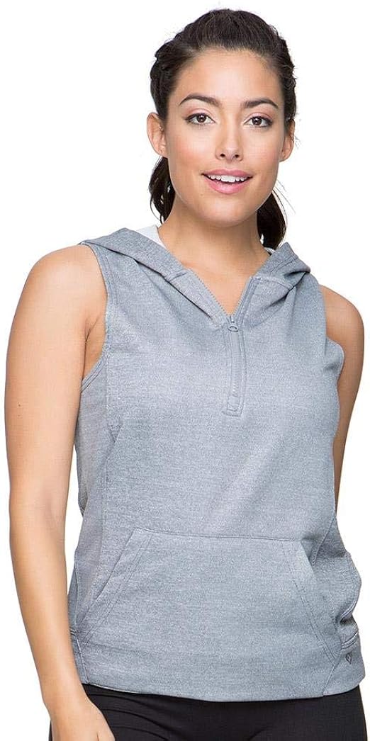 women's sleeveless hooded sweatshirt