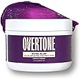 Overtone Color Depositing Semi-Permanent Hair Dye Conditioner - 8 oz For Natural & Color-Treated Hair, Moisturizing Shea Butter & Coconut Oil - Vegan & Cruelty-Free, Purple For Brown is now Royal Plum