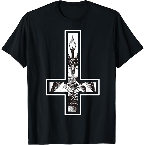Lot De 4 Verres à Pinte Leviathan Cross - Motif Baphomet 666 Satanique - Neuf Sans étiquette (gris)