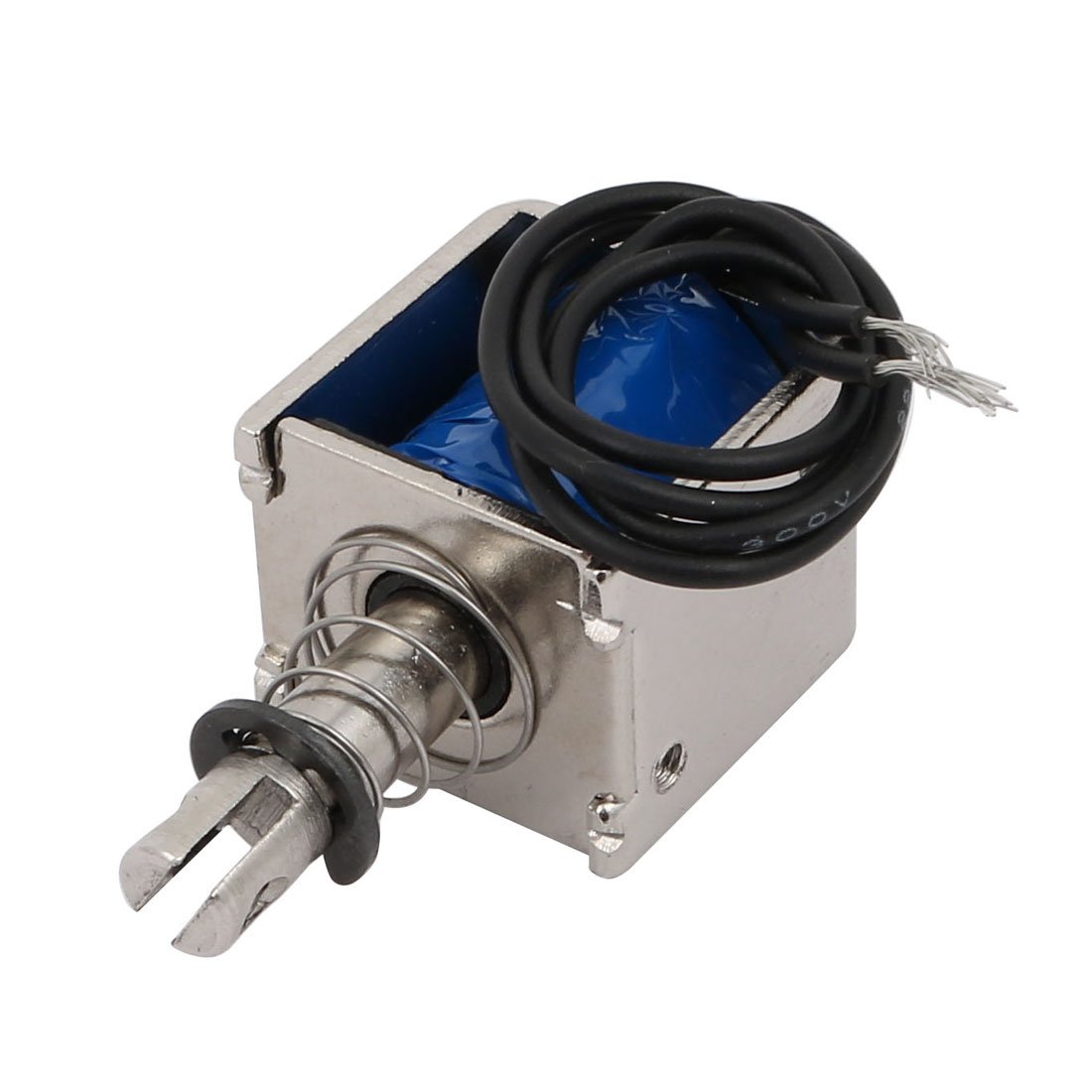 Sourcingmap DC12V 2A 10mm Stroke 20N Force Push Pull Type Frame DC Solenoid Electromagnet Magnet JF-0826