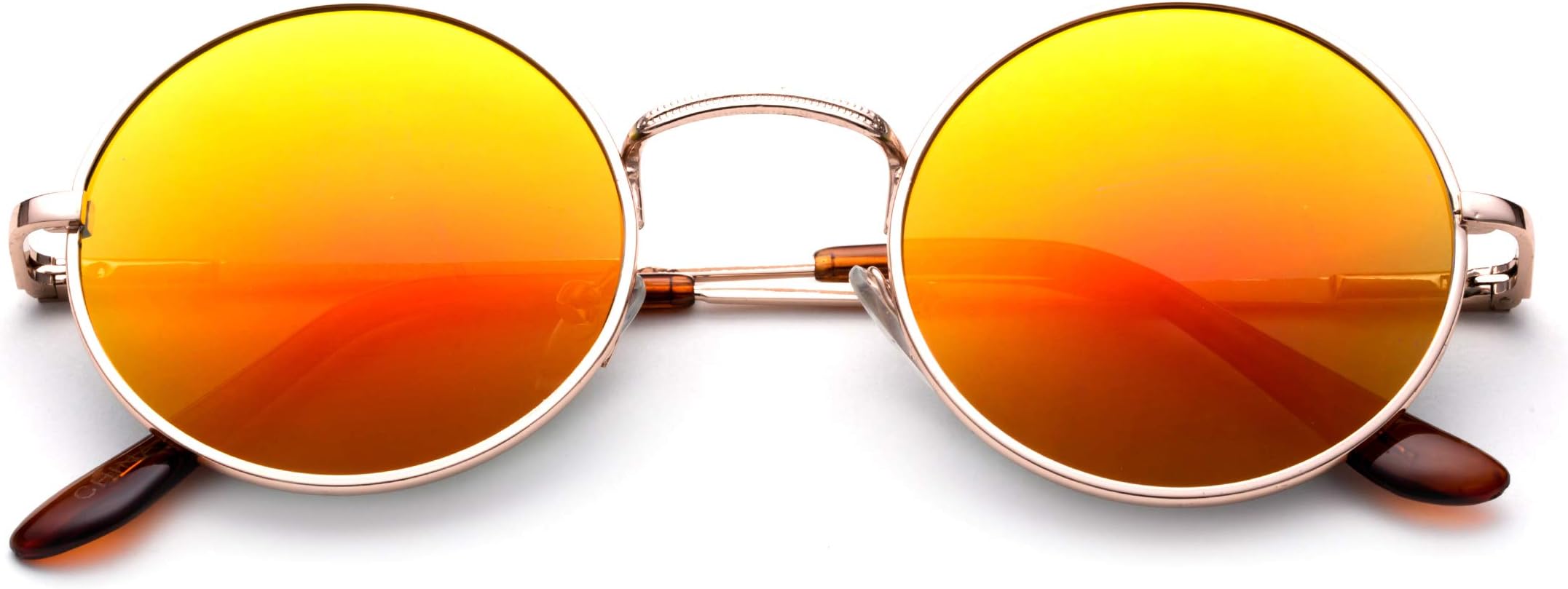 John Lennon Glasses Hippy 60's Vintage Retro Round Sunglasses & Clear Lens