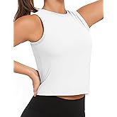AURUZA Ice Silk Workout Tank Tops for Women Gym Womens Athletic Tops Loose Fit Running Tank Sleeveless Cool Sun Protection