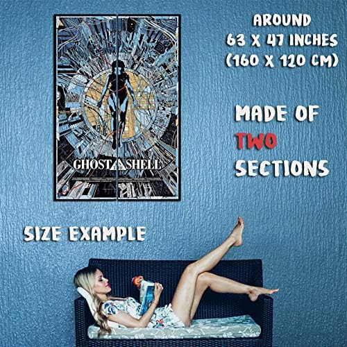 157648 Ghost in The Shell Fight Riot Police Anime Hot Decor Wall 63x47 Huge Giant Poster Print