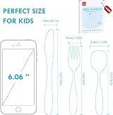 Lehoo Castle 6Pcs Toddler Cutlery Set Stainless Steel Excavator 2Spoons 2Forks view 8