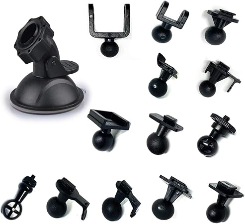 Amazon Shipeekin ドライブレコーダー ホルダー 車載車両レコーダー吸盤ブラケットと13種類のジョイント ワンタッチ で 脱着可能 取付ブラケット 車にアクションカム Gps カーナビ等を固定 ナビスタンド 車 バイク