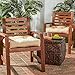 Greendale Home Fashions 20-inch Outdoor Chair Cushion (set of 2), Stone