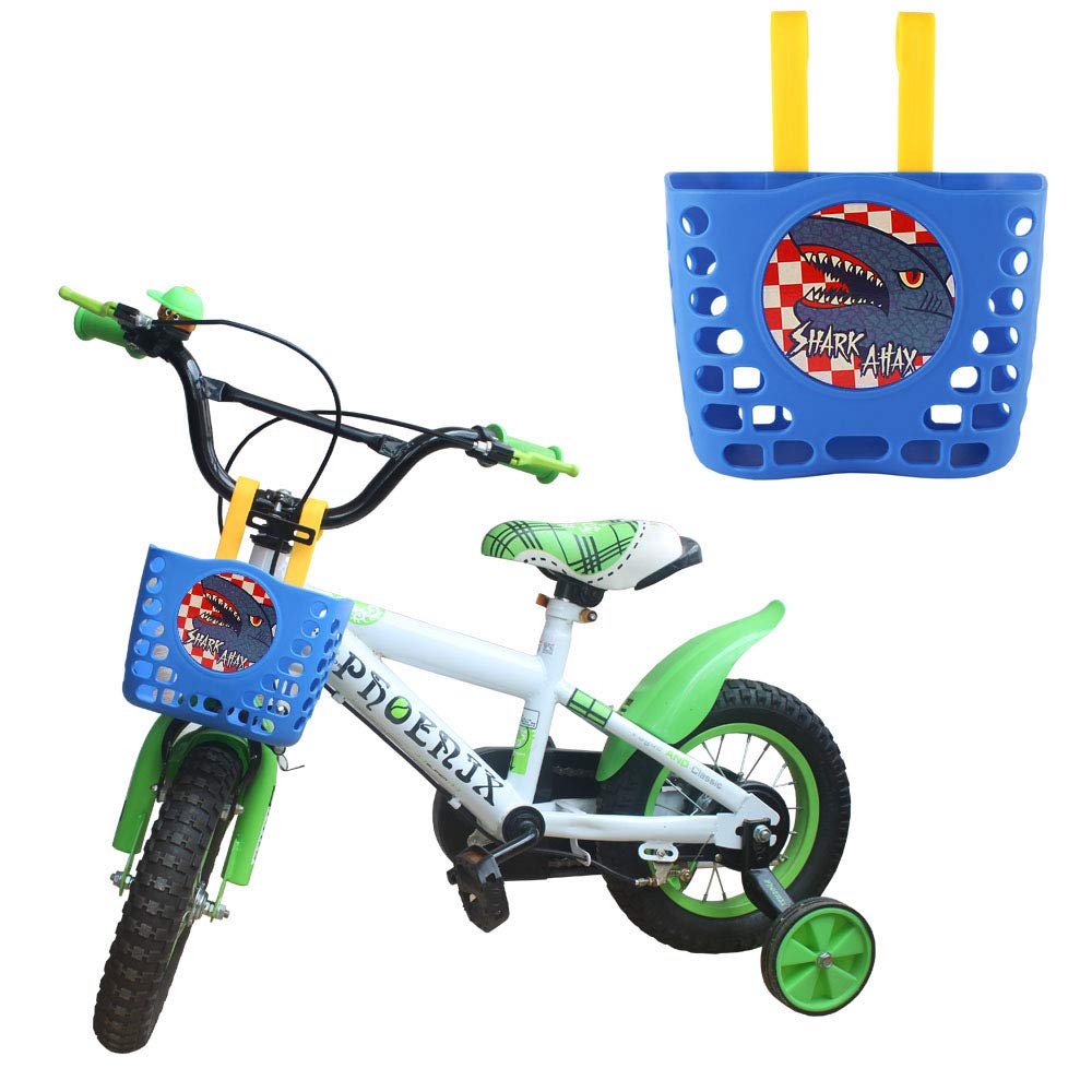 Nova Tree Children's Bike Basket Plastic Kids Bike Front Basket (Blue) Amazon.co.uk Sports
