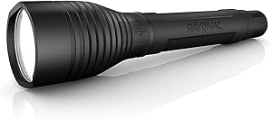 Rayovac Tactical Flashlight, 2, 000 Lumens The Beast Rechargeable Flashlight - Super Bright High Mode LED Flashlights for Camping, Hiking, Dog Walking, Black