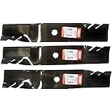 Oregon Set of 3 Longer Life 592-616 Gator Fusion G5 3-in-1 Mulching Blades to Replace John Deere GY20852, GX21784, GX21785. M