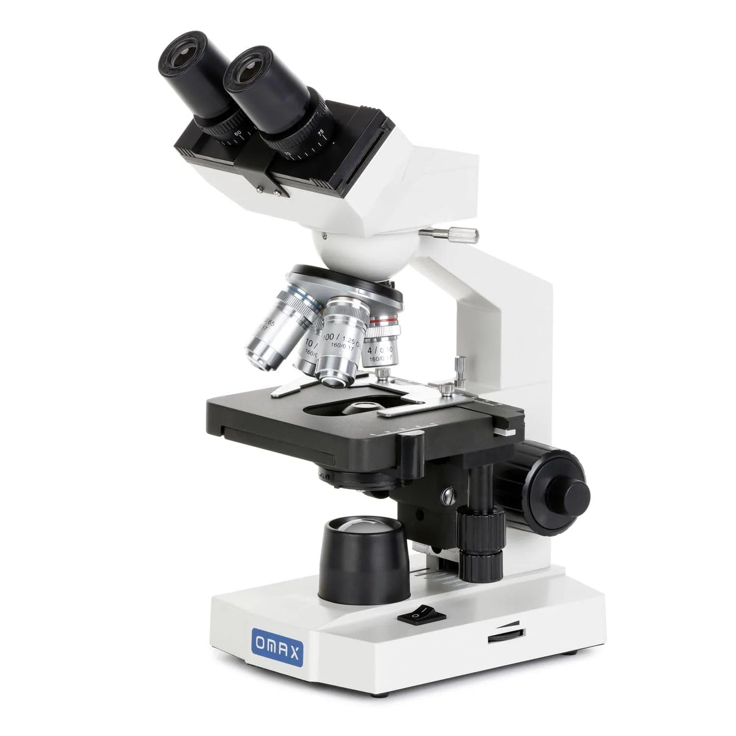 AmScope OMAX 40X-2000X Lab LED Binocular Compound