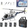 OYDL C138 RC Helicopter with 6-axis Gyro, 2.4G 1/30 6CH RC Military Helicopter & 6G/3D Flips & One Key Take Off/Landing, Remote Control Airplane Toys for Adults Beginners - RTF