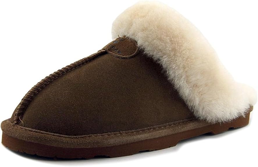 bearpaw retro loki suede slipper