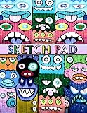 Sketch Pad: Graffiti Art Cover - Sketch Book for kids and adults - Blank Drawing Pad to Practice How to Draw, Doodle and Color Extra Large 8.5