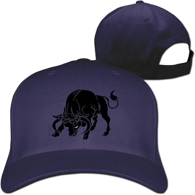 Símbolo del signo Tauro el toro Unisex ajustable Gorra de béisbol ...