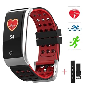 Amazon.com : Health Smart Watch Fitness Tracker Heart Rate ...