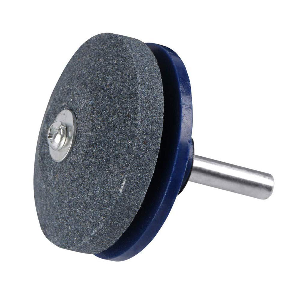 VOANZO 5PCS Lawn Mower Sharpener Lawnmower Blade Sharpener Grinder Wheel Stone for Power Drill Hand Drill