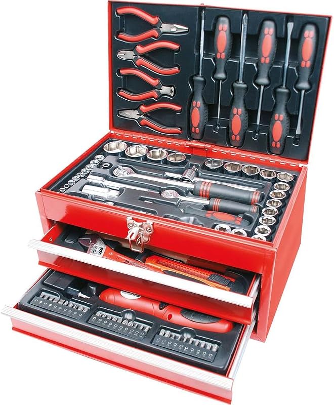 Mannesmann M29066 - Caixa de ferramentas equipada com 155 peças