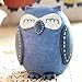Eastyle Owl Child Piggy Bank for Kids Money Bank Toy Savings/Coin/Money Box Creative Cute Wedding Birthday Gift Blue