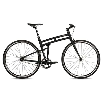 Montague New Boston Folding 700c Pavement Hybrid Bike Matte Black
