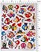 Jazzstick 10-Sheet Zoo Animal Sticker Value Pack Bulk Lion Giraffe Fish Snake Panda Horse 04
