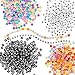 Vria Letter Beads，Alphabet Beads， Colorful Acrylic Beads，for Children's Handmade Toys，4 Styles Total 1000 Pieces (7mm)
