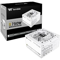 Thermaltake Toughpower GT 750W Snow ATX 3.1 Power Supply; 80 Plus
