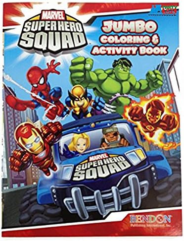 Marvel Super Hero Squad Jumbo 96 pg. Coloring and Activity Book
