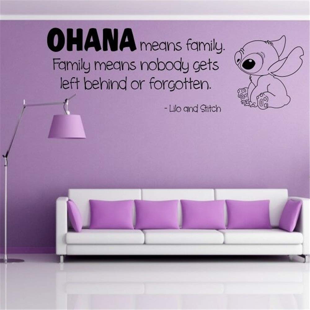 Amazon Com Aveand Room Wall Stickers Quotes Ohana Nursery