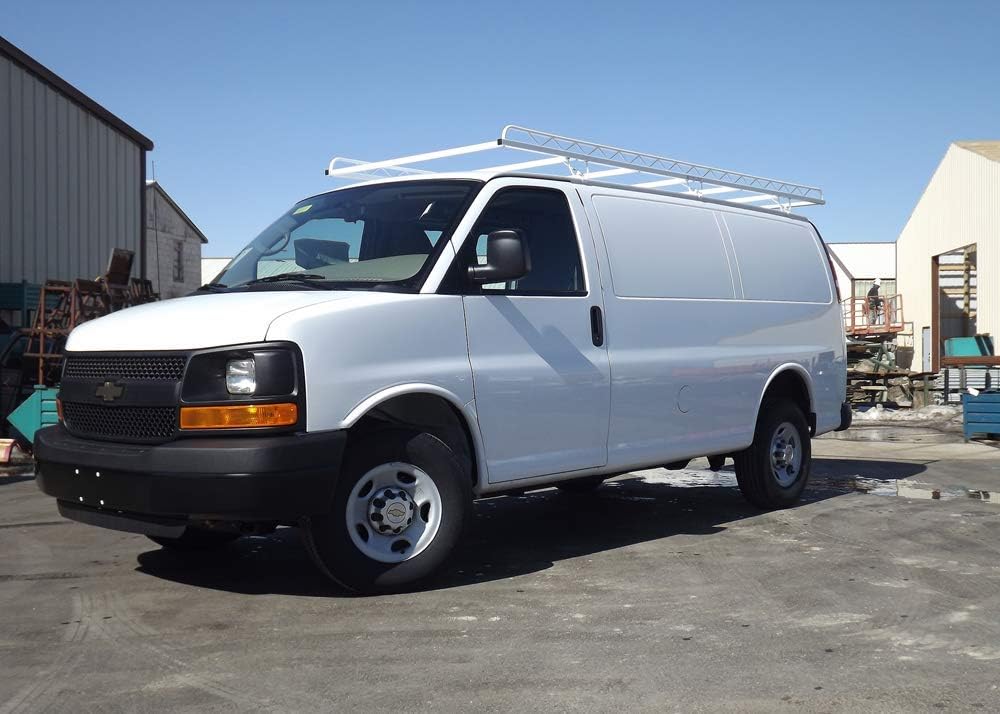 Topper Manufacturing 12' Knock-Down Van Rack with 63" CROSSBARS (7) - FITS All 1992 & Newer Standard Length (NOT Extended) Ford Econoline Vans with 138" WHEELBASE.