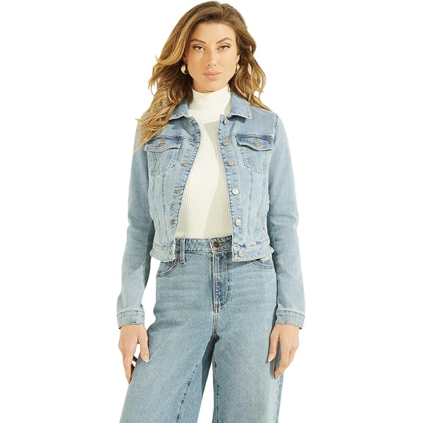 guess denim jacket womens