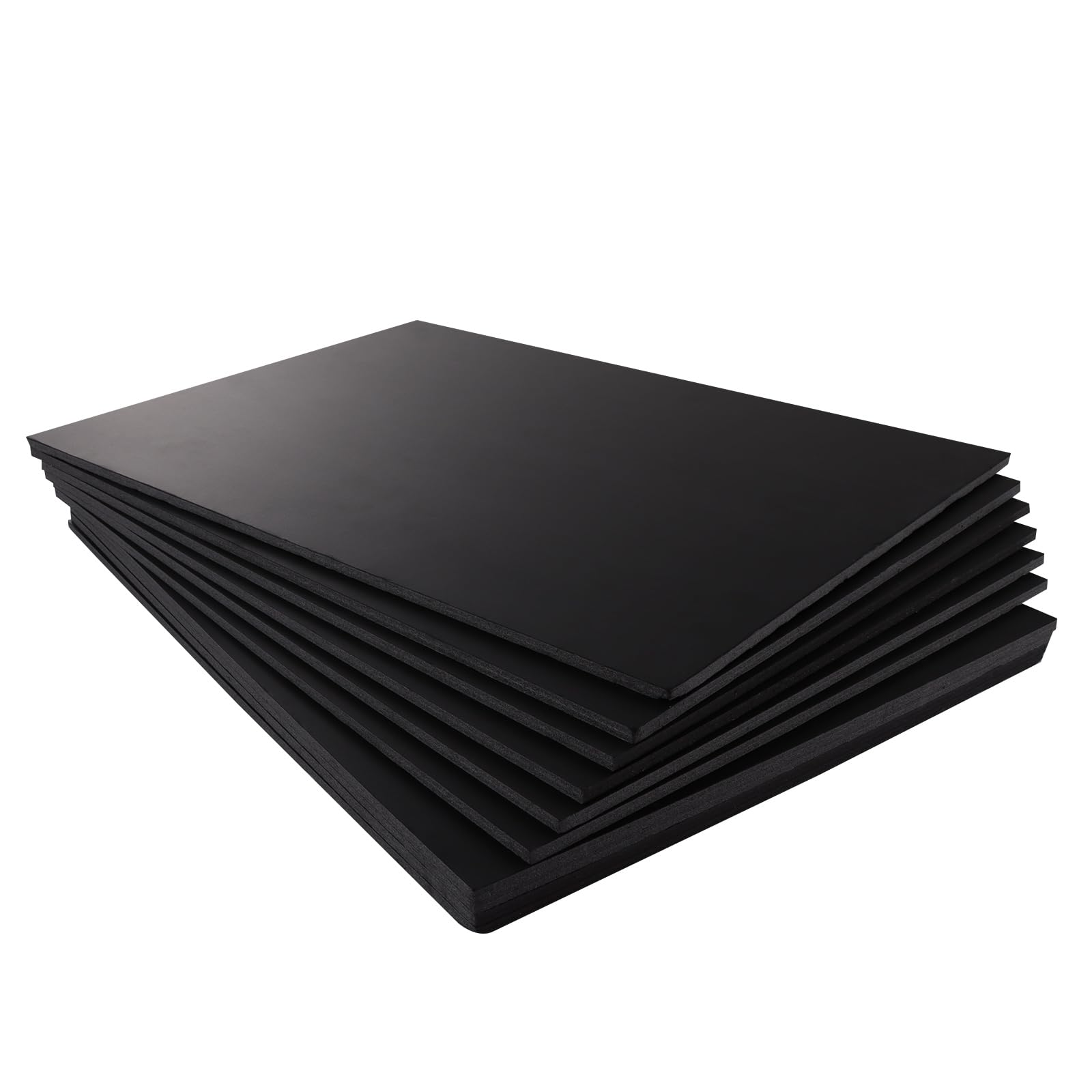 ASelected 10 Pack 280X 355Mm Foam Board, 5Mm Thick Polystyrene Foam Sheet for Model Making, Mounting Photos, Presentations, Arts and Crafts Projects (Black)