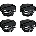 LUORNG 4PCS Plug Fitting with O-Ring for PC Water Cooling Systems, Computer Water-cooled Water Stop Plug-G1/4 Thread