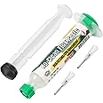 BEEYUIHF Solder Paste Flux, No-Clean Paste Flux, Soldering Flux for Electronics, 10mL Syringe Electrical Flux for Soldering BGA/PCB/CPU/IC