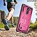 COVRWARE Aegis Series case for LG Stylo 2 (2016) / Stylo 2 Plus/Stylo 2 V with Built-in Screen Protector Heavy Duty Full-Body Rugged Holster Armor Cover Belt Swivel Clip Kickstand, Pink
