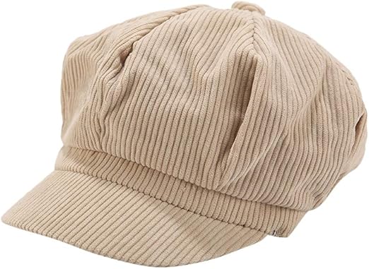 corduroy baker boy hat