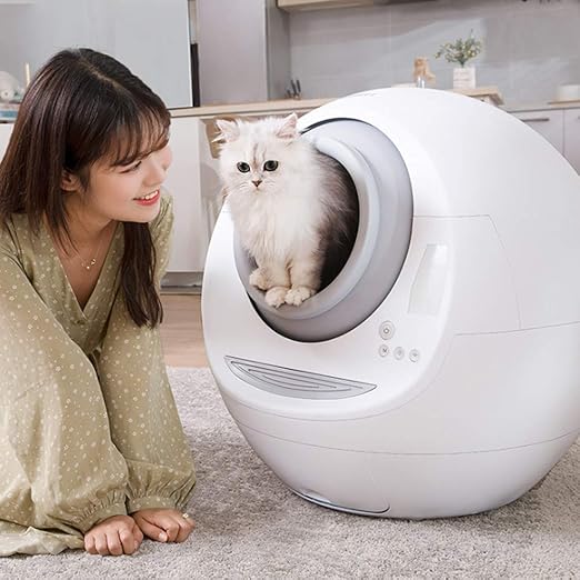 cat litter box self cleaning amazon