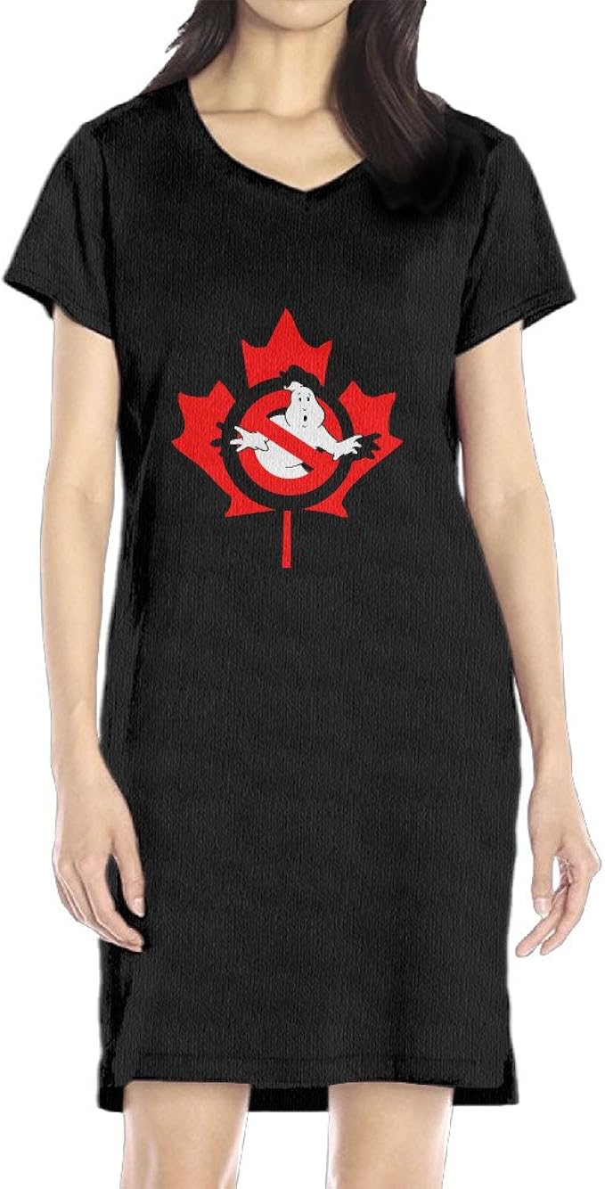 Amazon Co Jp 女性着 女ドレス 半袖ワンピース 今季最新 ゴーストバスターズ 映画 キャラクター プルオーバー カジュアル 面白い Black X Large 服 ファッション小物