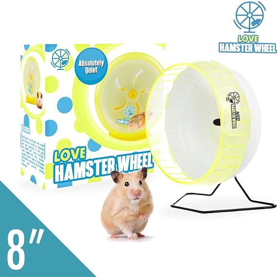 Hamster Wheel 8" Pet Comfort Treadmill Running Quiet Wheels Large and