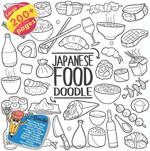 Big Coloring Book Japanese Food, Unicorn, St Patricks, Summer, Pony, Anime, Love, Kawaii, Griffith, Jungle, Mosaic, Flamingo, Elephant and others. ... Book Japanese Food and others Doodle)