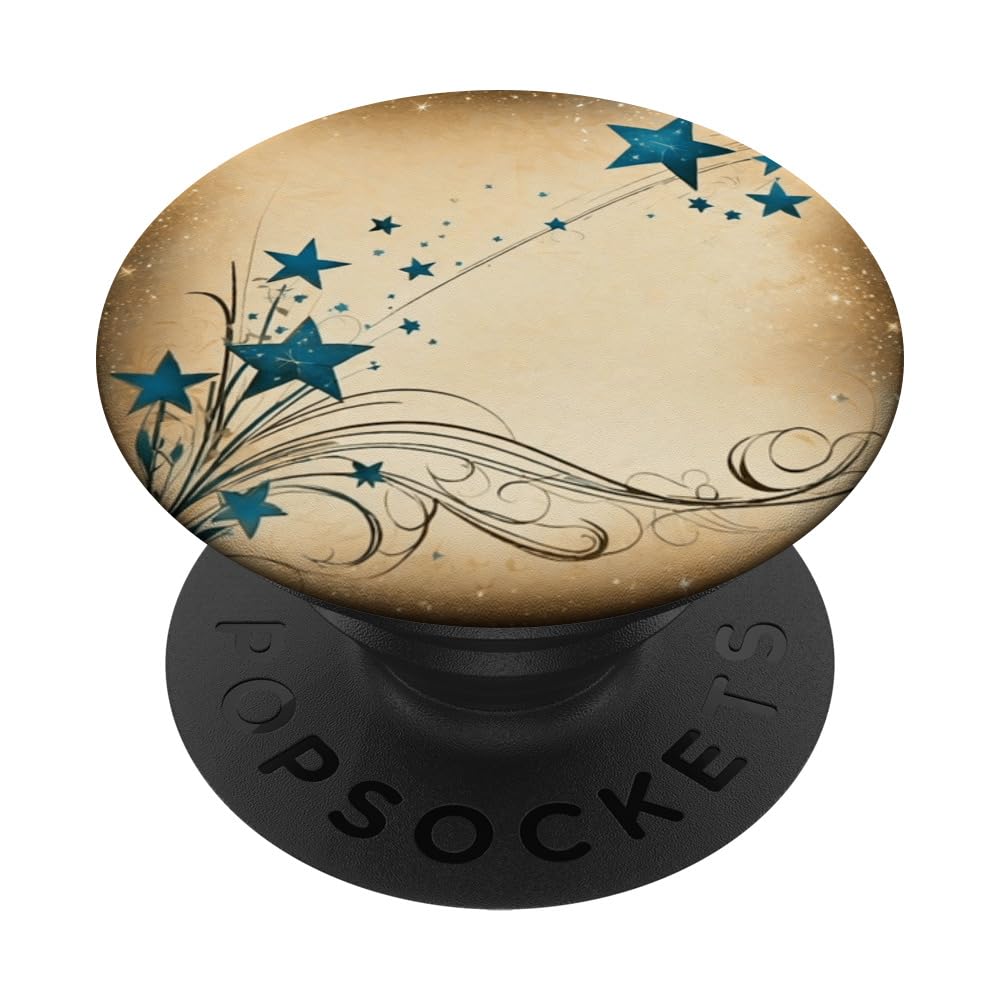 Cosmic and Dreams Fantasy Cool Stars Surreal Vintage Graphic PopSockets Swappable PopGrip